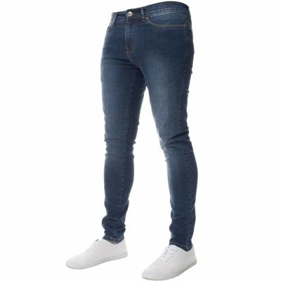 China International Brands Breathable Supplier---Solid Skinny Ripped Denim Jeans Custom Made Tapered Mens Jeans Best Quality Fashion Design for sale