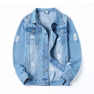 China Wholesale High Quality Breathable Streetwear Long Sleeve Denim Jacket Men Custom Made Lattice Jackets for sale