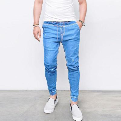 China European and American fashion hot sale men's jeans breathable skinny denim tapered skinny leggings for sale