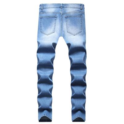 China New Fashion Breathable Wholesale High Quality Men's Stretch Jeans Mens Fringed Skinny Tapered Jeans for sale