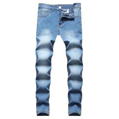 China 2022 New Foreign Trade Men's Breathable Youth Slim Fit Casual Stretch Jeans Men's Slim Fit Stretch Jeans for sale