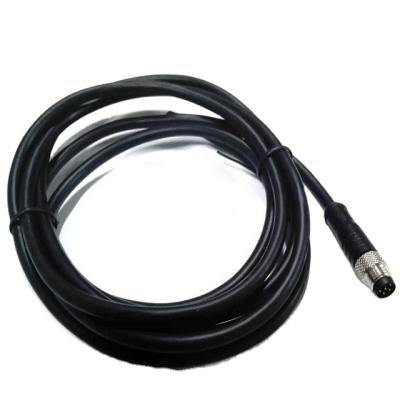 China Molding Rs232 DB9 Waterproof Female To Male M8 M12 8pin Cable Connector for sale