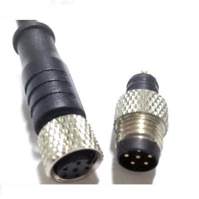 China IP67 IP68 Male M8 M12 Waterproof Circular Molding 2 Female Connector 3 4 5 8 12 17 Pin Pole Cable Connector for sale