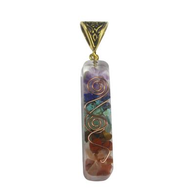 China Seven Stone Chakra Orgone Orgonite Pendant For Sale Wholesale Orgone Crystals Pendants for sale