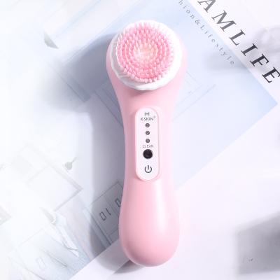 China Acne Treatment Face Brush Private Label Face Brush Beauty Device Vibrating Facial Cleansing Brush for sale