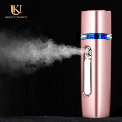 China Mini Portable Hydrogen Water Sprayer Moisturizer Mist Sprayer in USB Rechargeable Sprayers Steamer with Mirror for sale