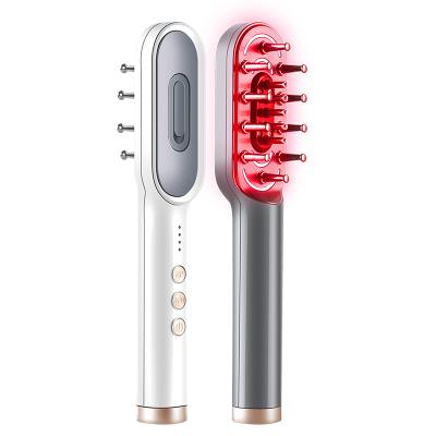 China 2020 Battery Operated New Handheld Electric Hair Growth Massage Comb EMS RF Laser Hair Regrowth Comb for sale