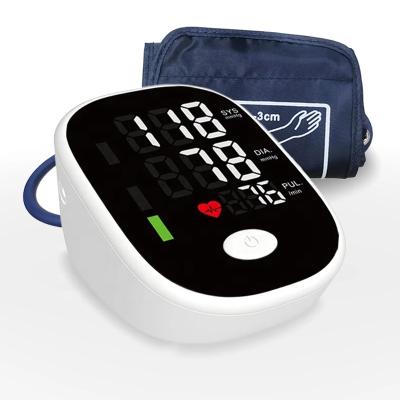 China Cuff Wrist Boiling Point Blood Pressure Monitor Voice Emission Sphygmomanometer Plastic Professional Electronic Digital Arm Sphygmomanometer for sale