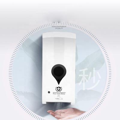 China Viable 1000ML Liquid Soap Dispenser Touchless Hand Disinfection Machine Wall Mounted Liquid Soap Spray Hand Sanitizer Dispenser for sale