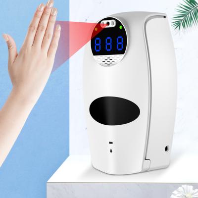 China Foam Soap Dispenser Temperature Measurement Thermometer Alcohol Hand Sanitizer Spray Liquid Soap Dispenser Touchless Automatic Disinfection Machine for sale