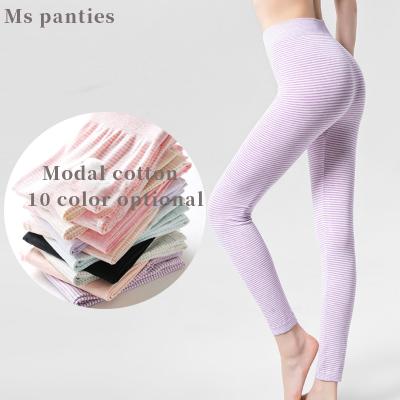 China Thermal modal cotton bottoming long johns thermal elastic elastic breathable thermal gaiters for women men couples for sale