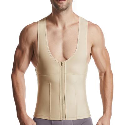 China QUICK DRY Waist Control Vest Tummy Control Men Shaper Breathable Slimming Shapewear for sale