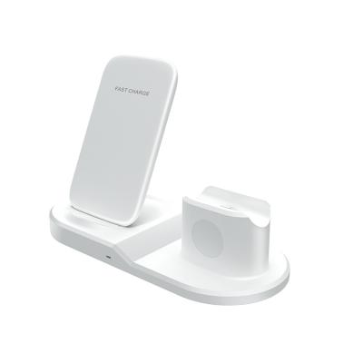 China Can charge 3 sets at the same time 3 in 1 Vertical Quick Chargers Universal Portable Mobile Phone Stand Holder Stand Wireless Phone Quickly Charging for sale