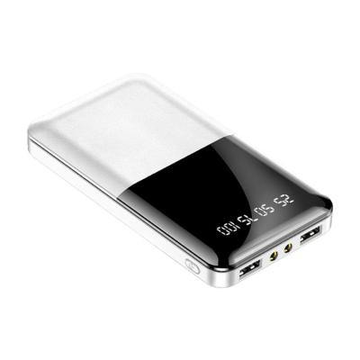 China High Capacity Digital Display Charging USB Fast Power Bank Dual Output 10000mAh Battery Charger With Flashlight High Capacity Power Bank for sale