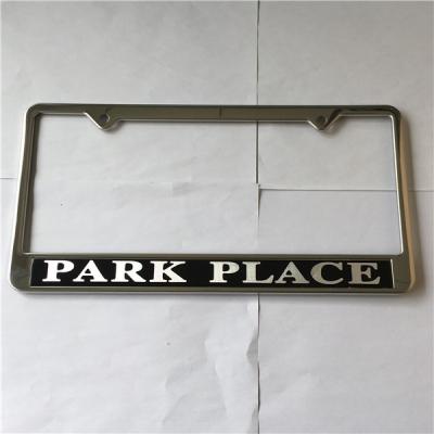 China USA Cars Chrome Glossy Custom Liscence Plate Frame for sale