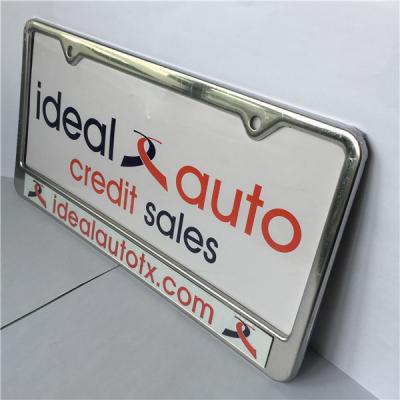 China Custom USA Cars Car Plate Cover License Plate Frame for sale