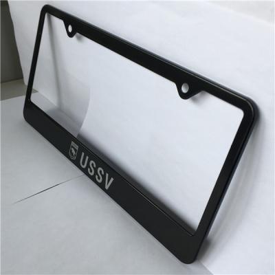 China USA Cars Metal Anime License Plate Frame License Plate Cover Tinted for sale