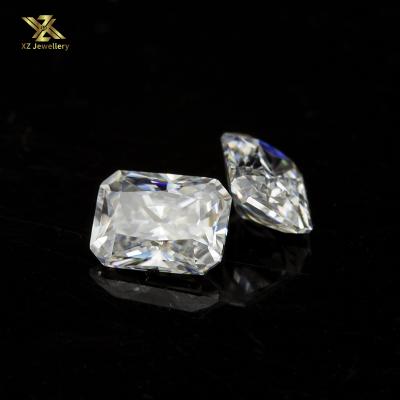 China Hot 1ct Brilliant Clean White Game Or Fire Forever Color 5x7mm Cut Loose Moissanite Diamond For Lady's Engagement Rings for sale