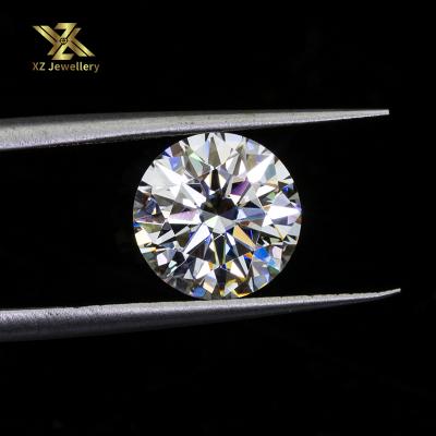 China Fire factory direct sale DEF 2 carat 8mm synthetic gemstone loose color set or moissanite for jewelry making for sale