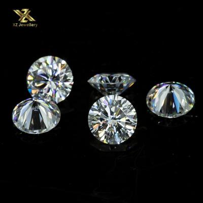 China 1Carat 6.5mm IJ Moissanite color set or fire diamond moissanite loose stone around 8 hearts and 8 arrows cut for 14k gold jewelry for sale