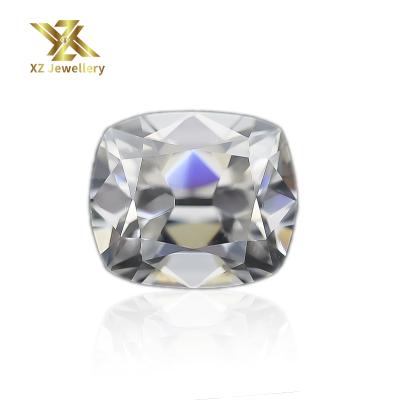 China Color Play or Fire Cushion 8.5xmm OMC Elegant Cut Vvs Near Colorless Loose Moissanite For Engagement Ring for sale