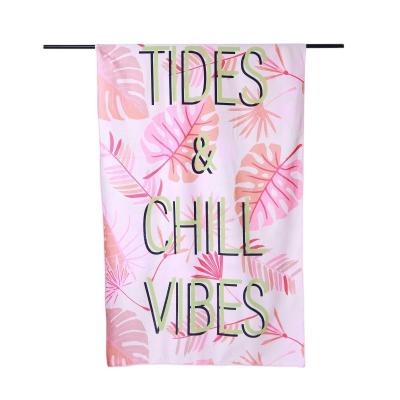 China Sery Towel Antimicrobial Luxury Pink Design Printed Beach Towel Microfiber Beach Towel Shoes Design Printed Beach Towel for sale