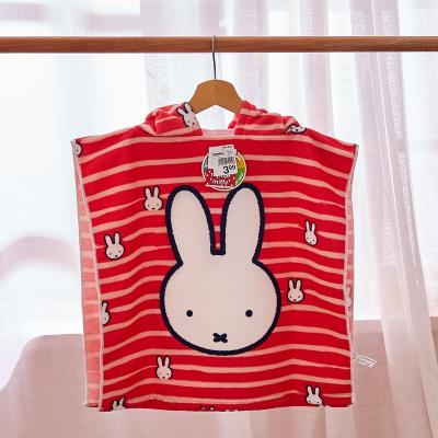 China Best Selling Cartoon Designs Bath Poncho Beach Poncho Cardboard Towel QUICK DRY for sale