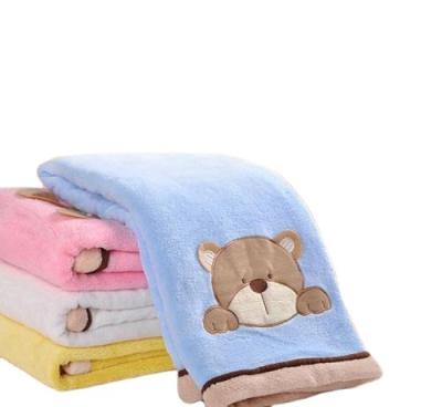 China Soft Anti-bacteria Baby Throw Blanket for sale