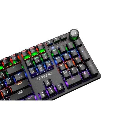 China Custom Anti-Ghosting Keyboard For Gaming PC Keyboard With Wire Waterproof Gaming Keyboard for sale