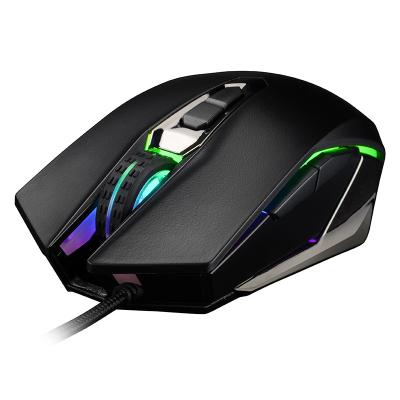 China New Design 7D MCU Instant 725 Big Gaming Mouse Factory Price With RGB LED Light Home Office Computer Mouse Factory Price for sale