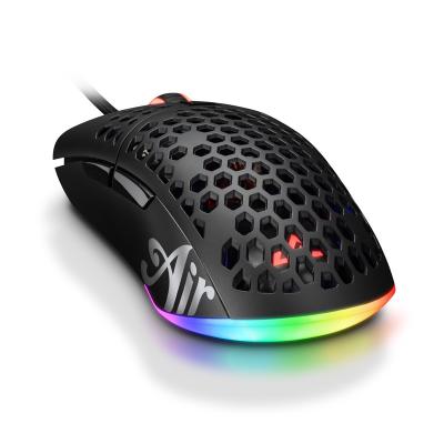 China 2022 Vendor Price Ergonomic Human Gamer Chinese Whole Mouse Optical Mouse With RGB Light The Lightest Mouse In The World for sale