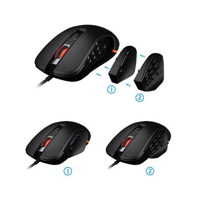 China 2022 New Gaming Gaming Mouse With Marco Keys RGB Wired Waterproof Mouse For Pro Gamer for sale