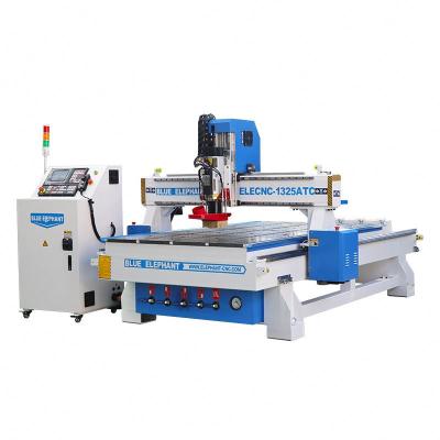 China MDF Wood Acrylic PVC Engraving Cutting CNC Woodworking Machinery Center ATC CNC Router For MDF Double Color Wood Acrylic Panel for sale