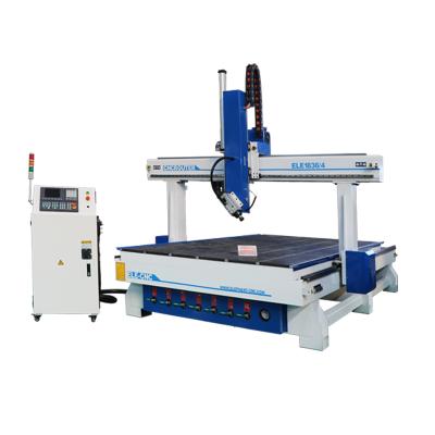 中国 3d 4d wood working blue elephant big 1836 SYNTEC 6MB control 4 axis cnc router sale in dubai 販売のため