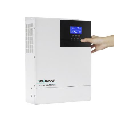 China Solar Power System Home Hybrid solar inverter high voltage solar inverter hybrid 3KW 3.5KW 5KW single phase pure sine wave inverter for sale