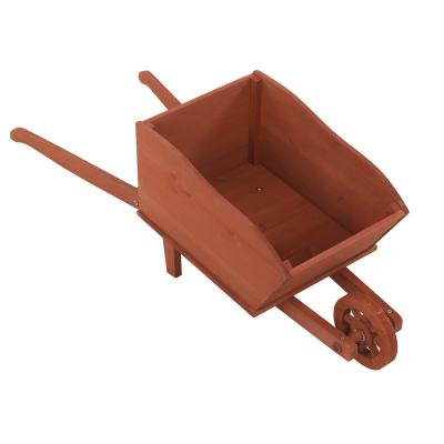 China Modern Wooden Flower Pot Planter Wooden Flower Cart for sale