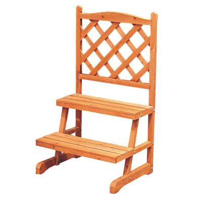 China Wooden Trellis Wooden Flower Shelf Plant Stand Wooden Trellis Plant Stand with Step Wood Stand for sale