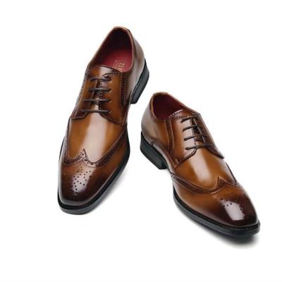 China Deodorization 2021 Genuine Leather Italian Brand Leather Shoes Men's Stylish Shoes Custom Made Wholesale Spring Cowhide For Men for sale