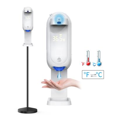 China L5plus Automatic Soap Dispenser Thermometer Sensor Alcohol Liquid Soap Dispenser L5 Scum With Stand Tripod for sale