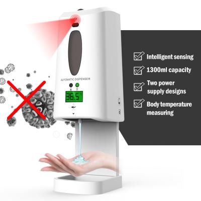 China Thermal Scanner K8 Non-Touch Hand Sanitizer Device Liquid Soap Pump Dispenser Auto Mini Foam Soap Dispenser Wall Mounted Shower Foam for sale