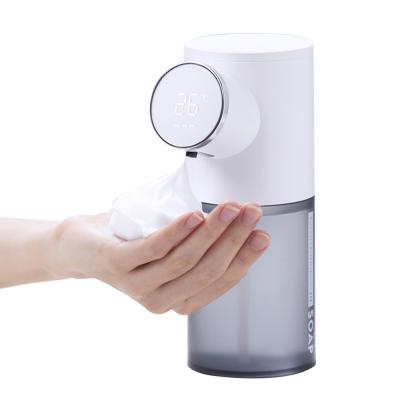 China Refillable Automatic Liquid Soap Dispenser Sanitizer Dispenser Foam Hand Soap 320ML Touchless Sensed Automatic Soap Dispenser for sale