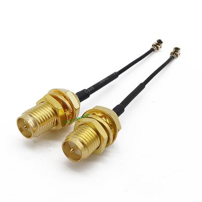 China IPX U.FL ToFemale Micro Copper RF Coaxial Cable For 2.4g Wifi Omni Antenna for sale