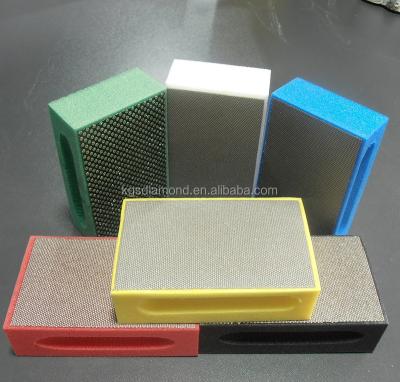 China high quality & Good Hand Sevrice Plated Diamond Concrete Glass Marble Granite Grinding And Polishing Pad for sale