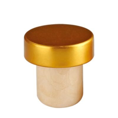 China Non Spill Wine Bottle Seal Cork Bottle Stopper Wine Stopper Glass Rum Bottle Cork Cap for sale