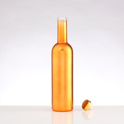 China 750ml Eco-friendly Recyclable Empty Glass Wine Bottles Liquor Bottle With Cork Small Price Glass Bottle Liquor Bottle for sale