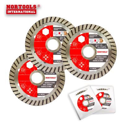 China Turbo Cold Pressed Continuous Rim Diamond Cutting Blade Cold Pressed For Stone Use 230.0mm for sale