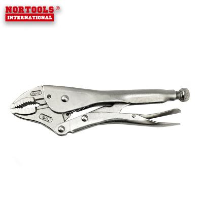 China Hot Selling Professional CRV MULTI FUNCTIONAL Curved Jaw Wire Cutter Locking Pliers for sale