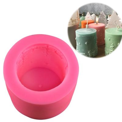 China This product is a popular utensil in European and American countries. Candle Molds Christmas Tree Elk Star Cylinder Molds Handmade Soap Baking Molds for sale