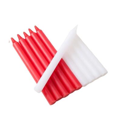 China 1.5/1.4/1.2Cm Red And White Relighter Candles Ktv Home Western Restaurant Light Bar Worship Buddhist Long Candle for sale