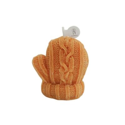 China Smooth Surface Christmas Woolen Mittens Gifts Photo Props Diy Creative Ornaments Scented Candles for sale